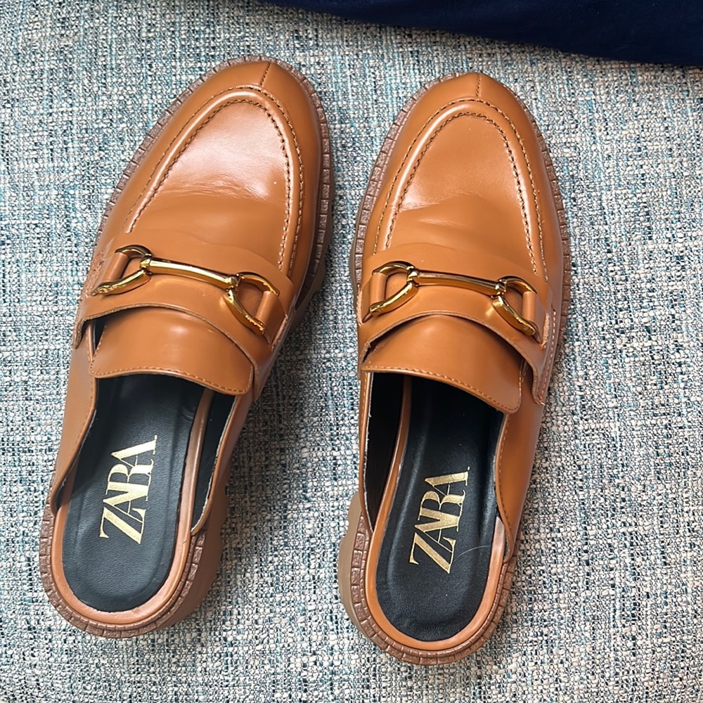 Zara Slide On Loafers